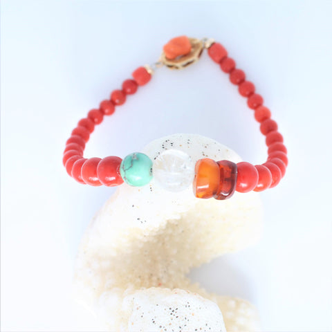 red coral bracelet
