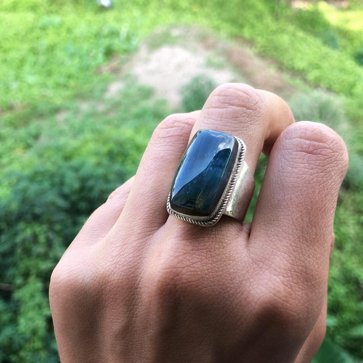 Hawks eye ring sale