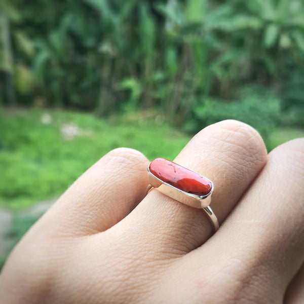 Red Coral Rings