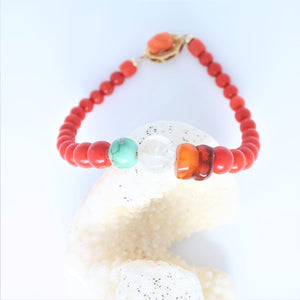 red coral bracelet