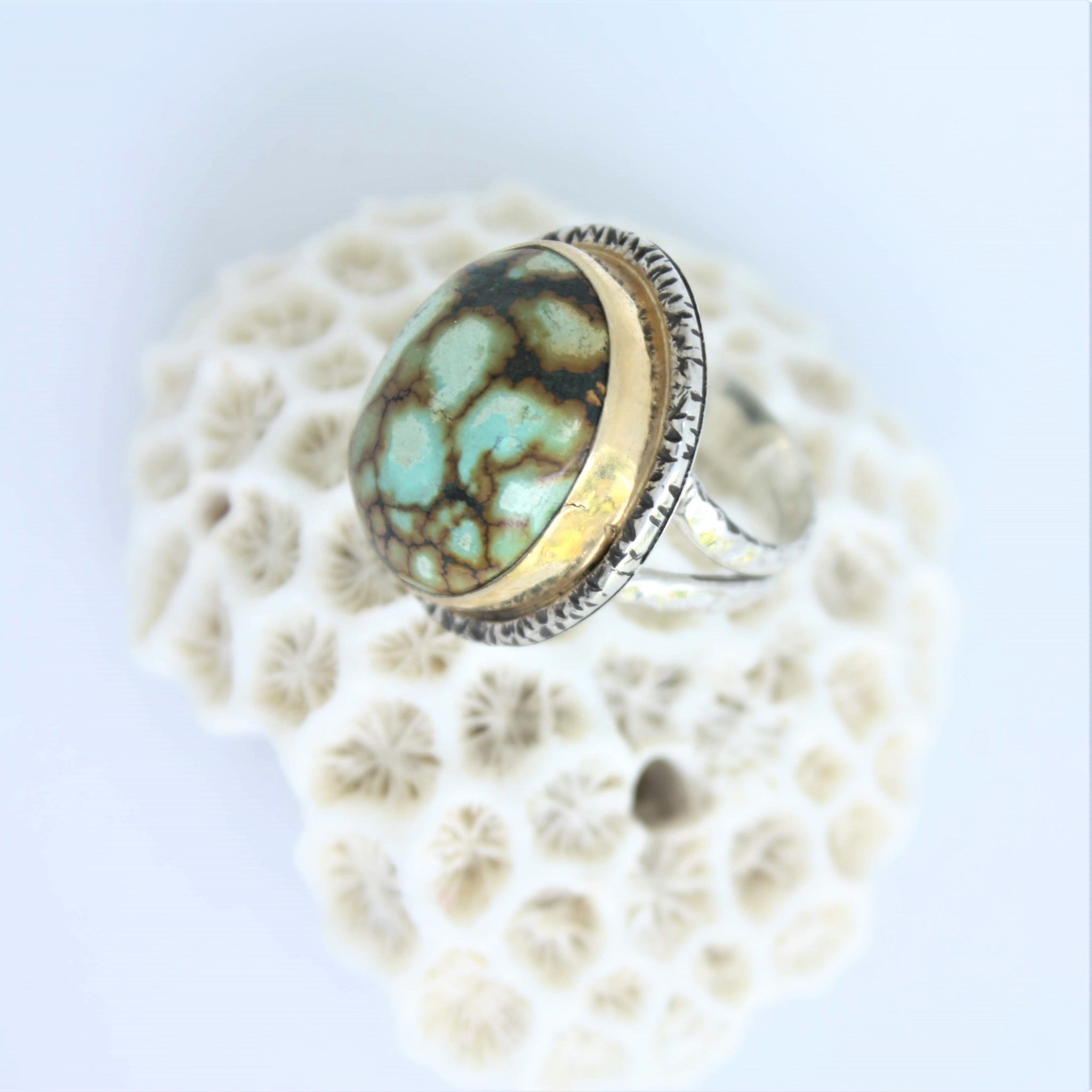 turquoise silver ring