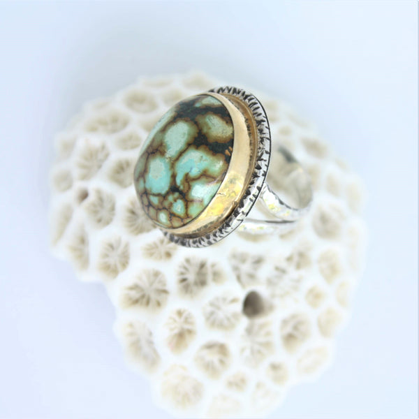 turquoise silver ring