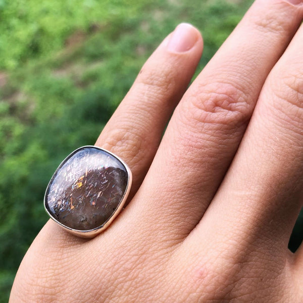 Sunstone in Silver